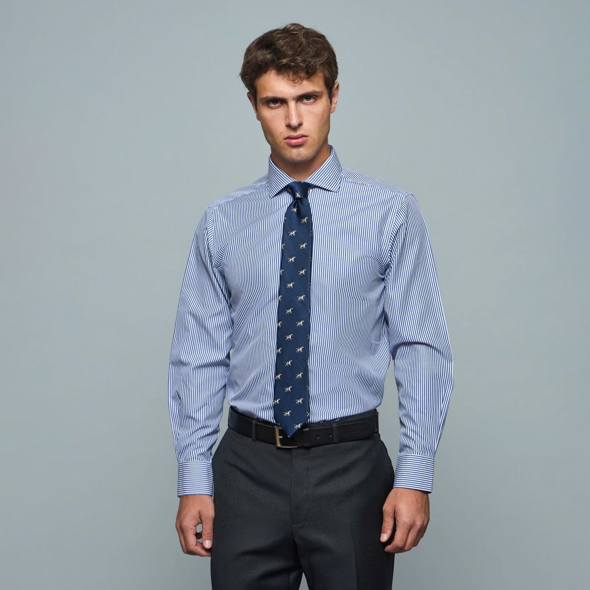 SAVILLE ROW - Camisa De Vestir Manga Larga Algodón Hombre Saville Row