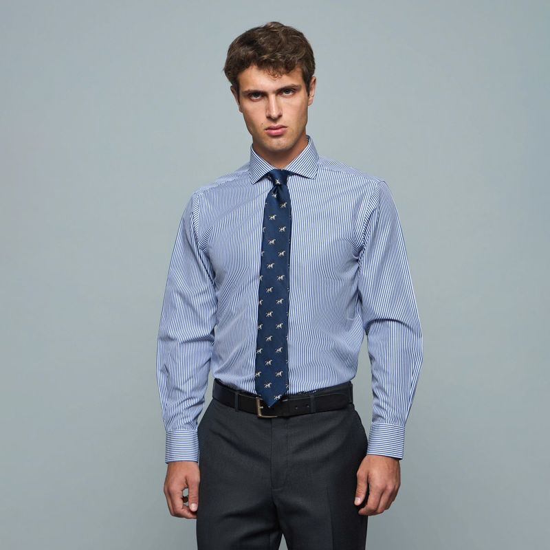 SAVILLE ROW - Camisa De Vestir Manga Larga Algodón Hombre Saville Row
