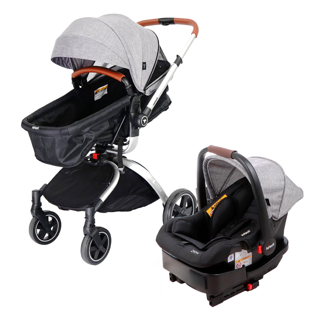 INFANTI - Coche Bebe Travel System Epic 360 2G F80 Infanti