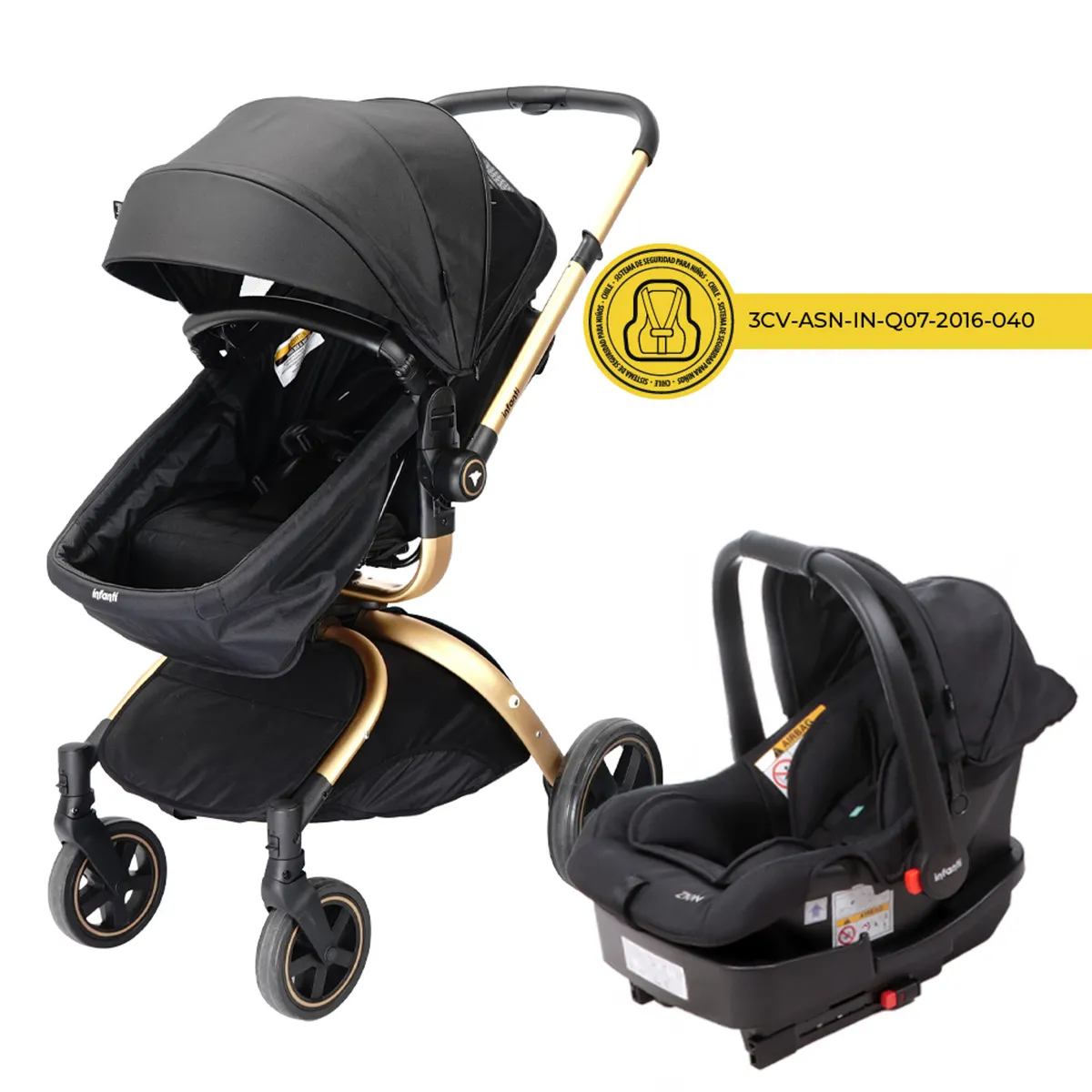 INFANTI - Coche Bebe Travel System Epic 360 2G F80 Infanti