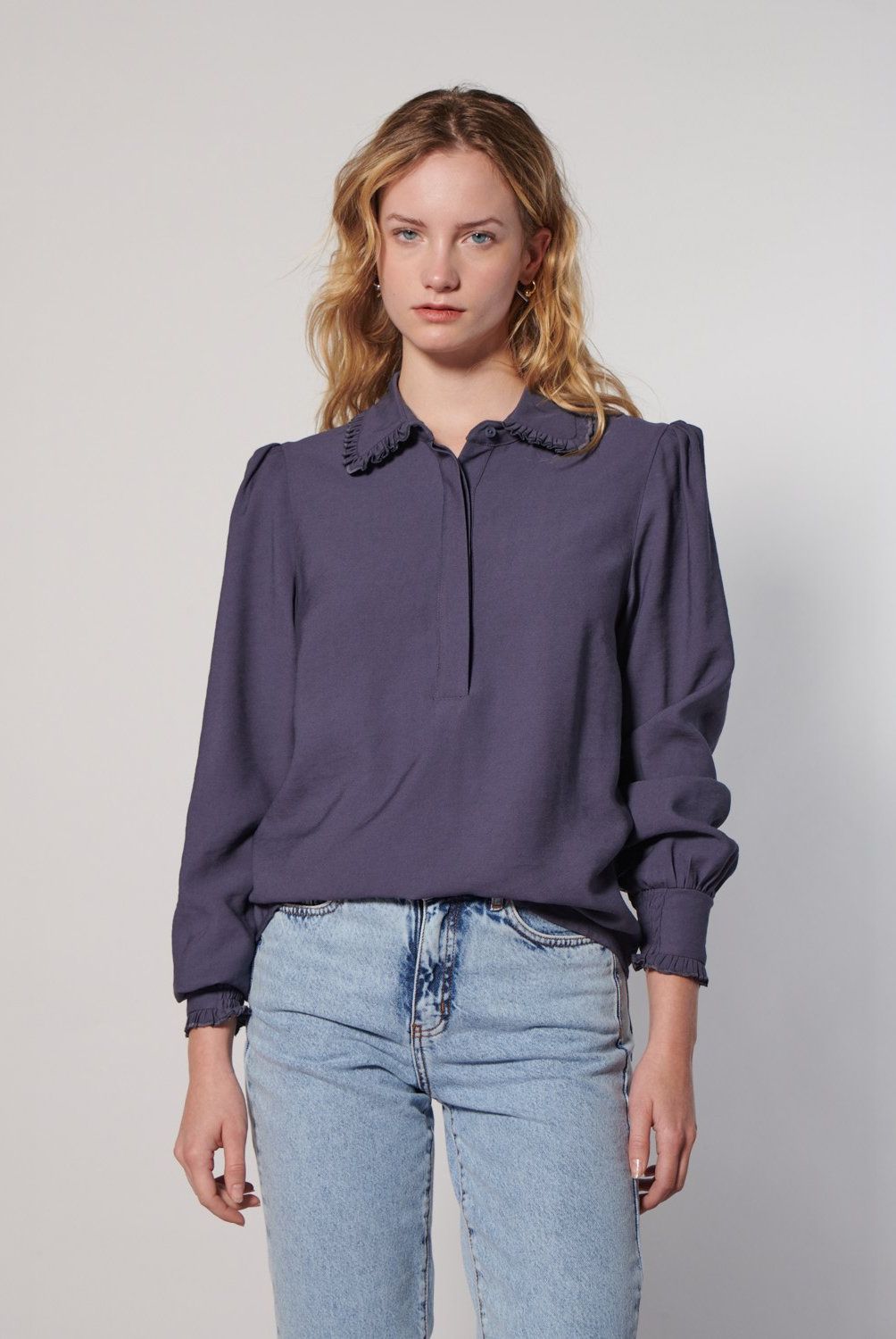 SINGOLARE - Blusa Bruin Mujer Singolare