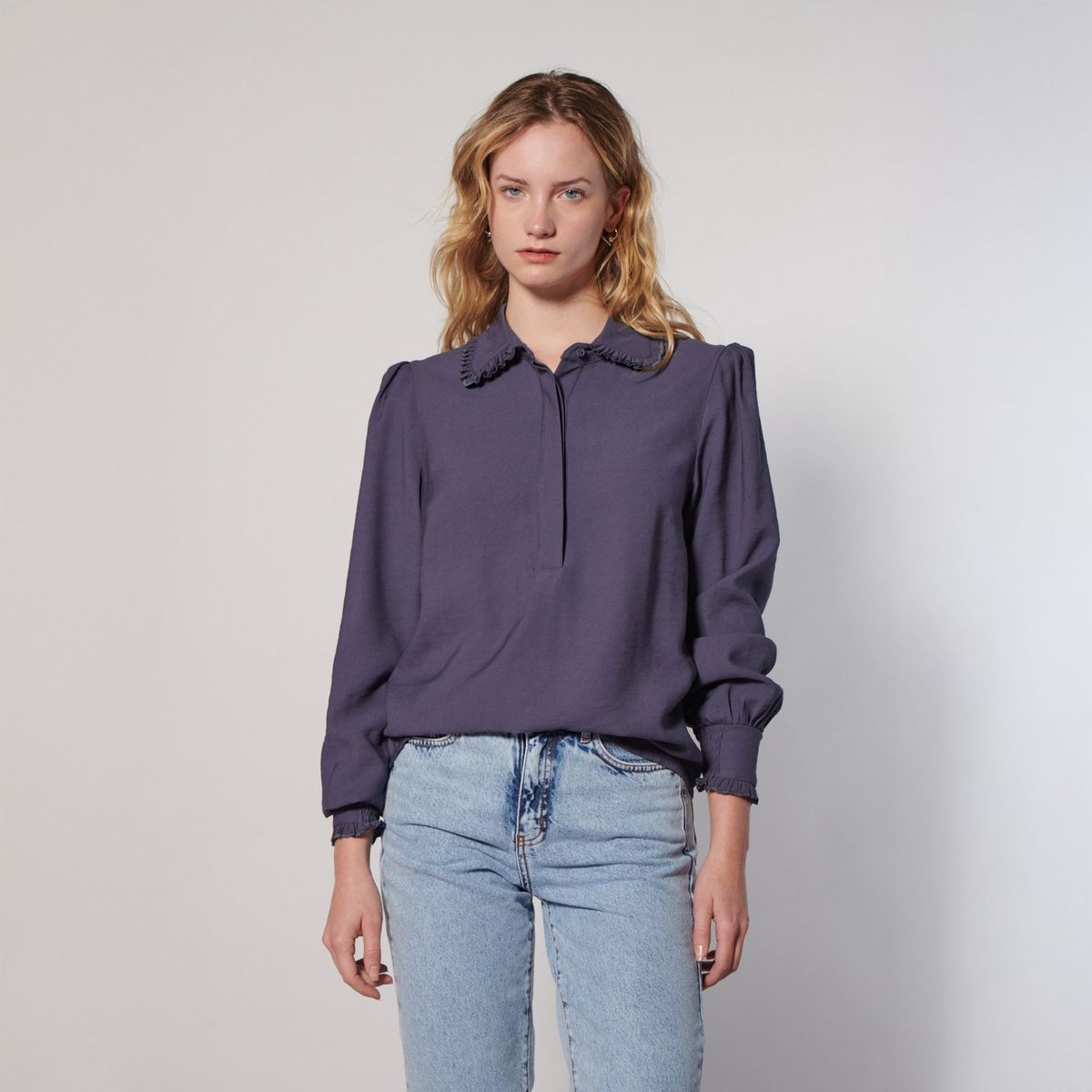 SINGOLARE - Blusa Bruin Mujer Singolare