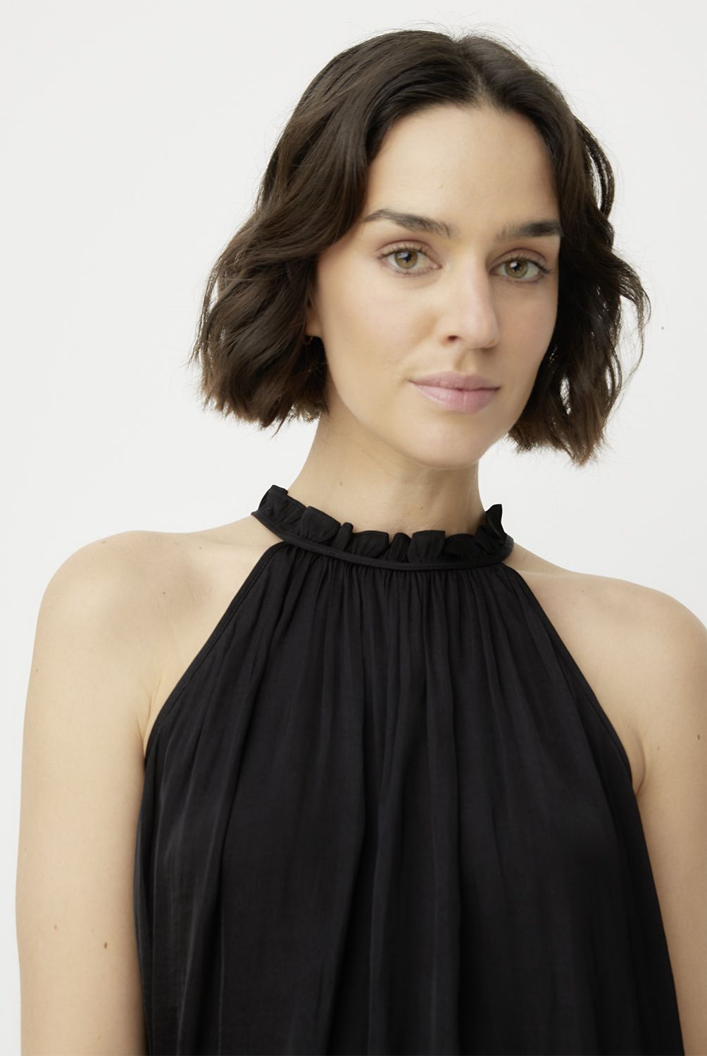 MAISON 123 - Blusa Pilar Lisa Manga Corta Mujer Maison 123