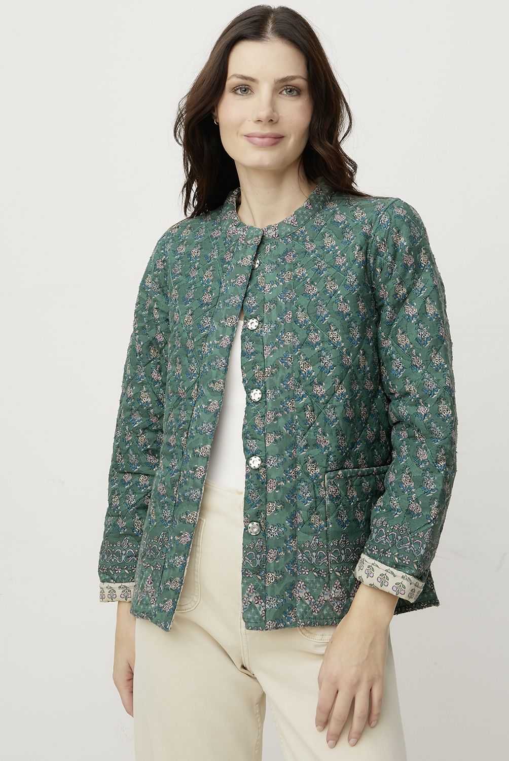 MAISON 123 - Chaqueta Caline Estampada Algodón Mujer Maison 123