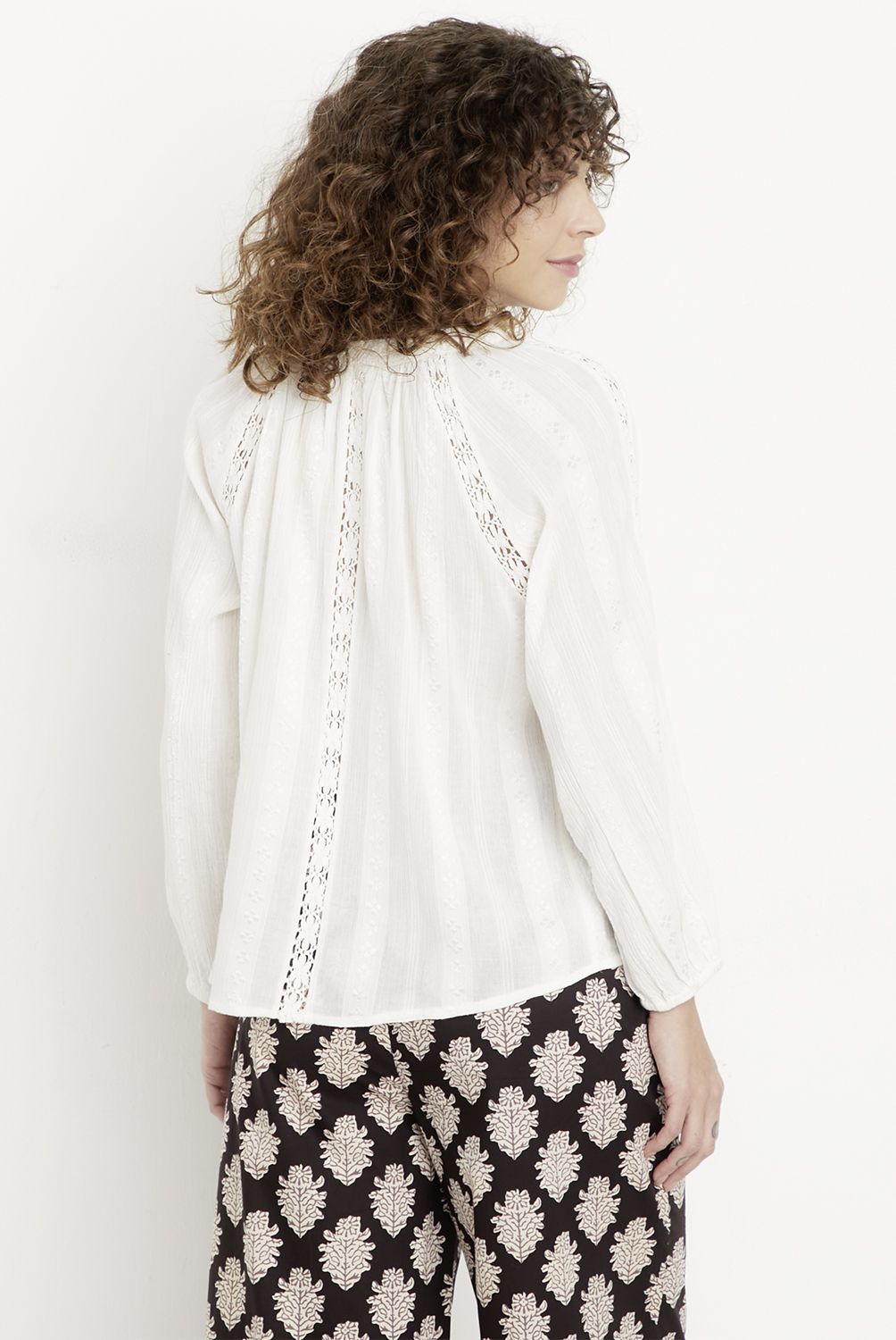 MAISON 123 - Blusa Cherryna Lisa Algodón Mujer Maison 123