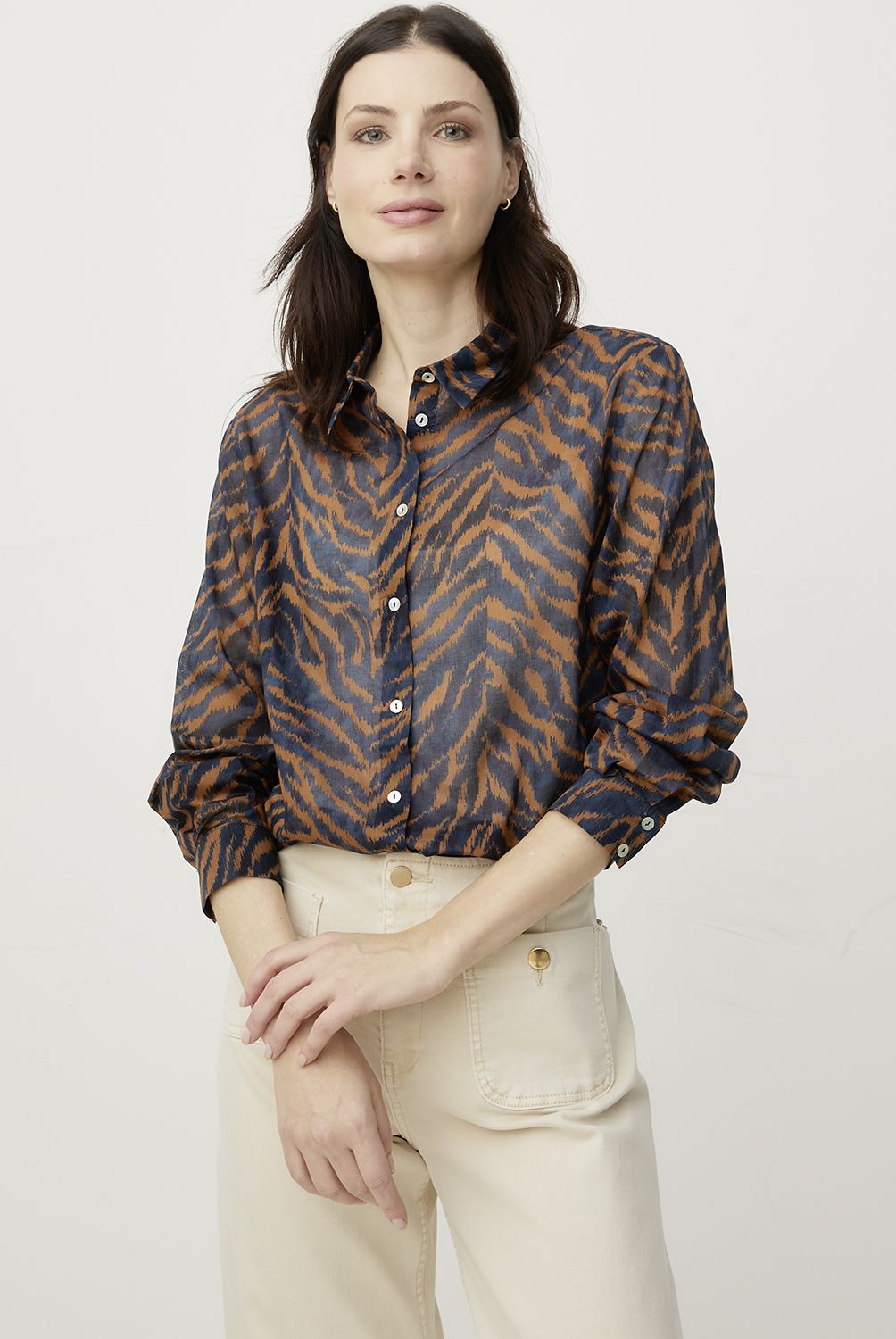 MAISON 123 - Blusa Colette Estampada Algodón Mujer Maison 123