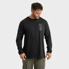 GNOMO - Polera Manga Larga Algodón Hombre