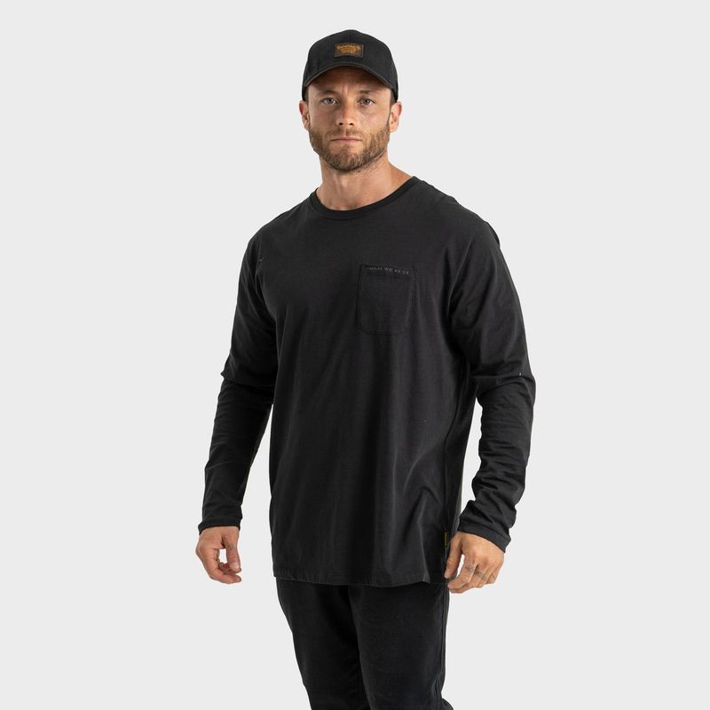 GNOMO - Polera Manga Larga Algodón Hombre Gnomo