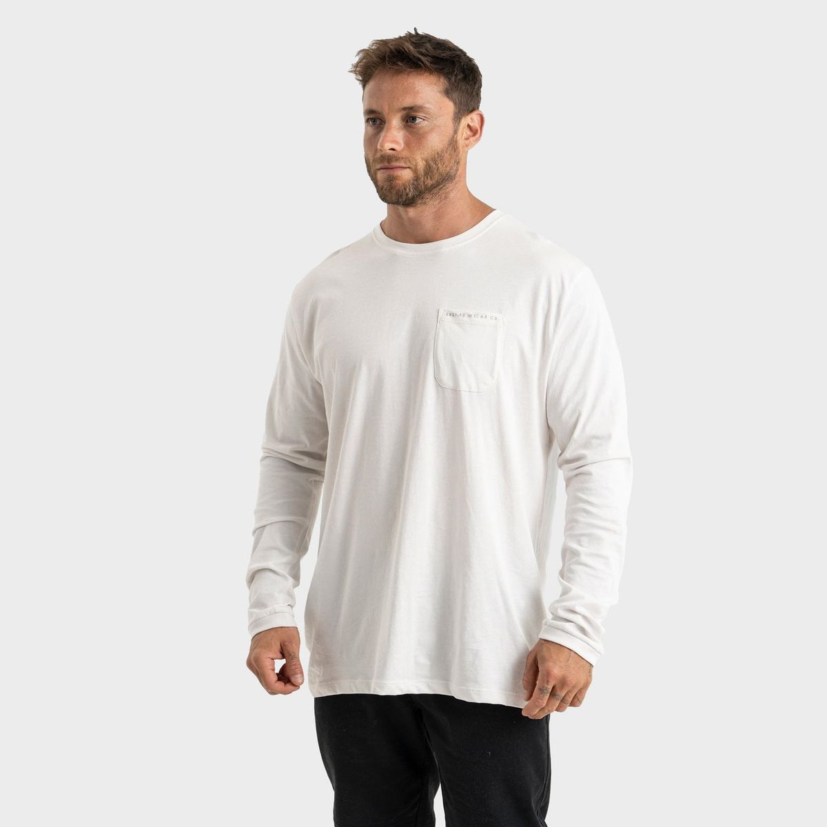 GNOMO - Polera Manga Larga Algodón Hombre Gnomo