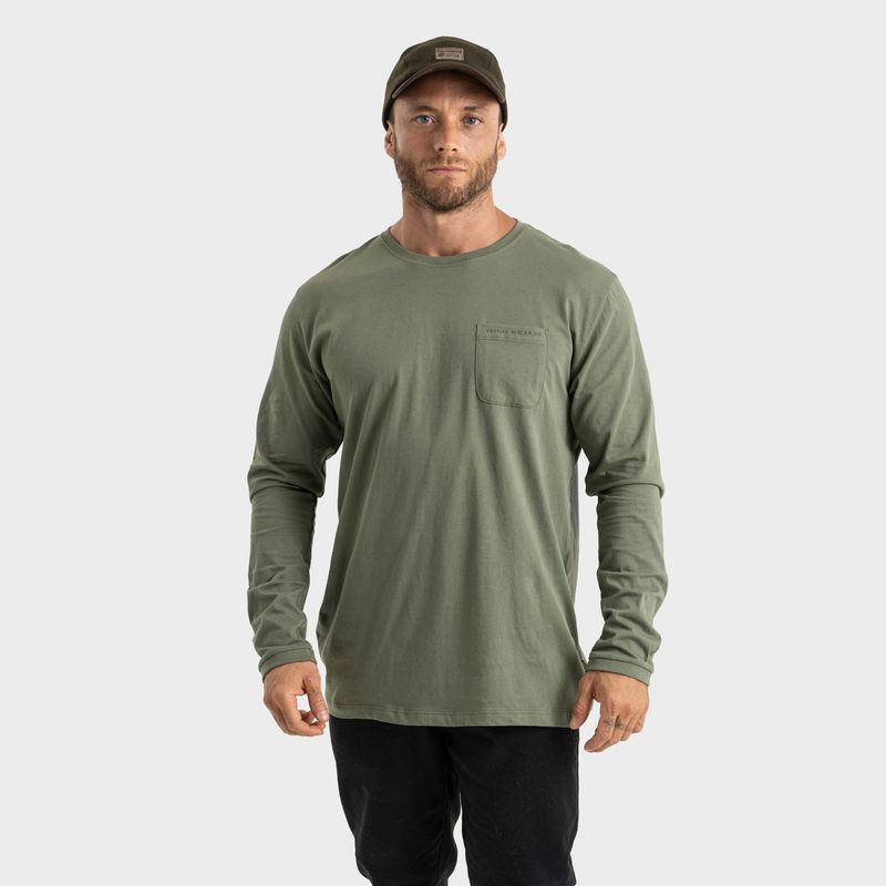 GNOMO - Polera Manga Larga Algodón Hombre Gnomo