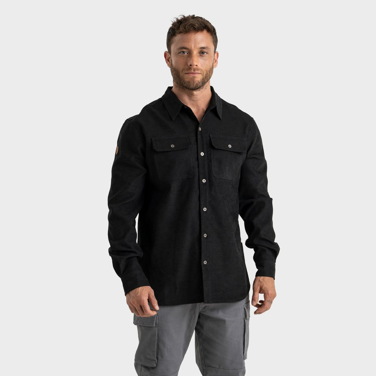 GNOMO - Camisa Casual Manga Larga Hombre Gnomo