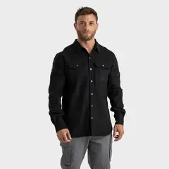 GNOMO - Camisa Casual Manga Larga Hombre