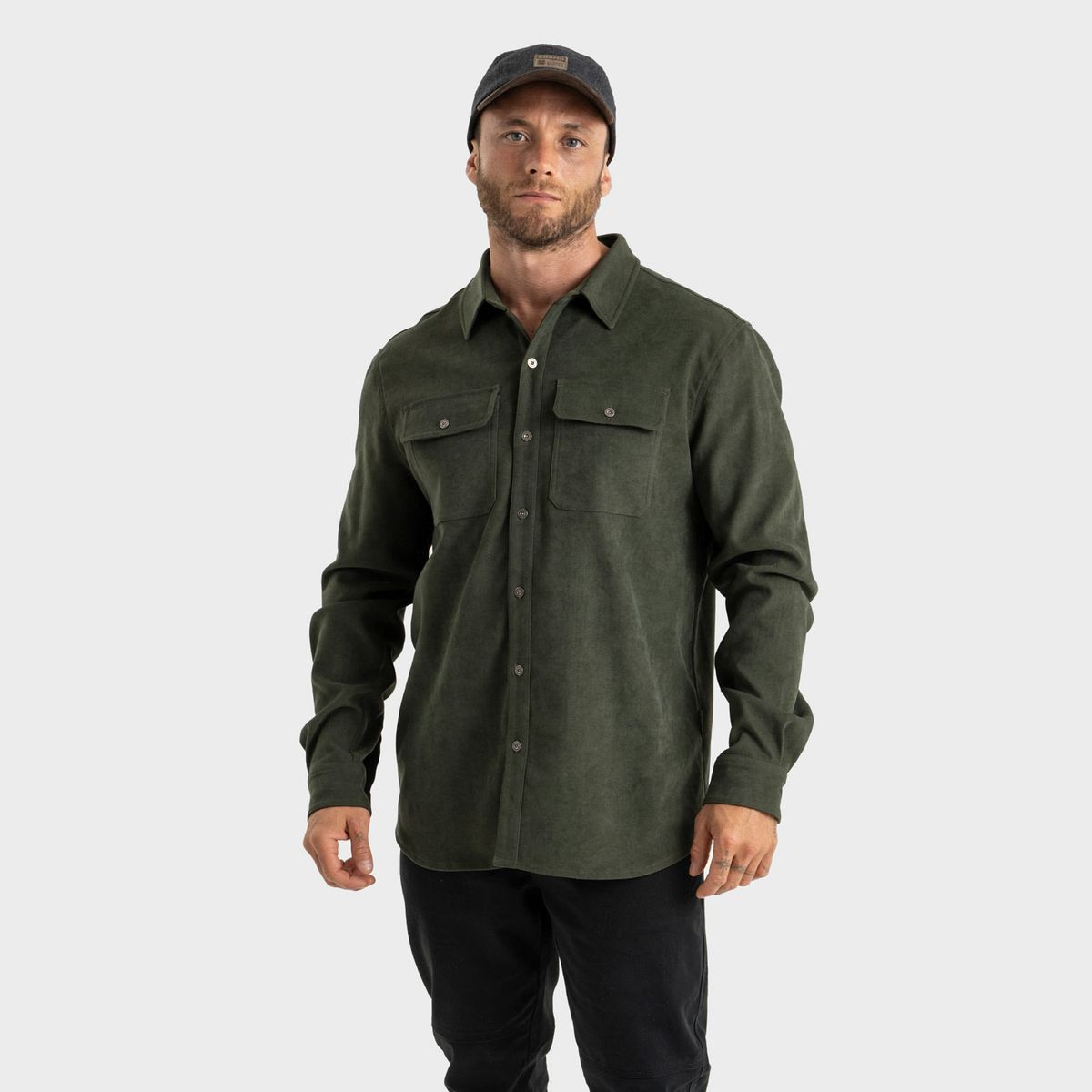 GNOMO - Camisa Casual Manga Larga Hombre Gnomo