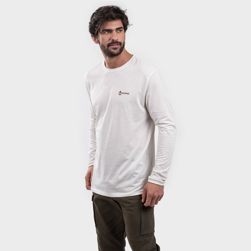 GNOMO - Polera Manga Larga Algodón Hombre Gnomo
