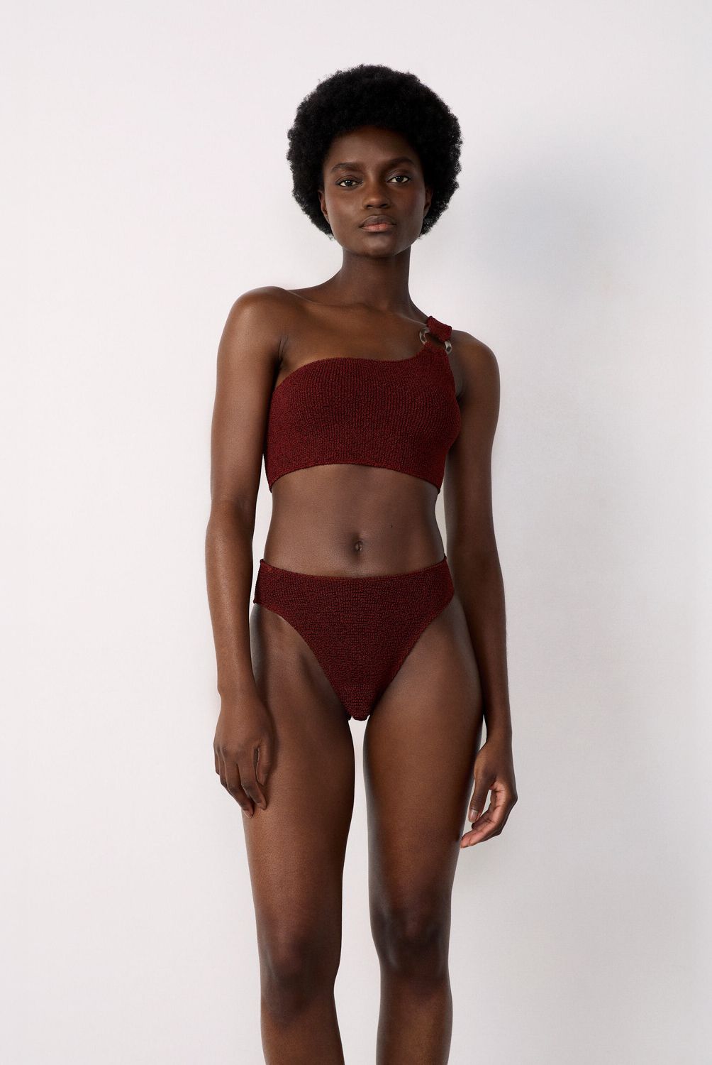 ETAM - Top de Bikini Asimétrico Mujer Etam