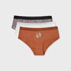 ETAM - Pack 3 Calzones Shorty Jackie Mujer