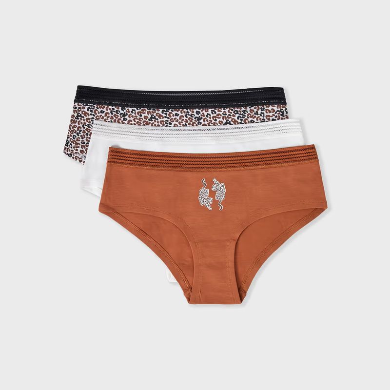 ETAM - Pack 3 Calzones Shorty Jackie Mujer Etam