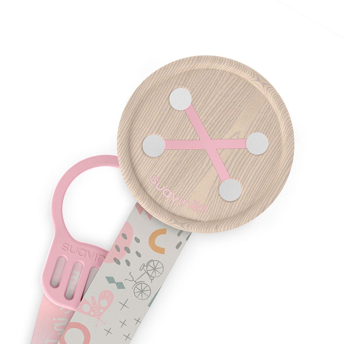 SUAVINEX - Broche Cinta Button A Walk Nude Suavinex