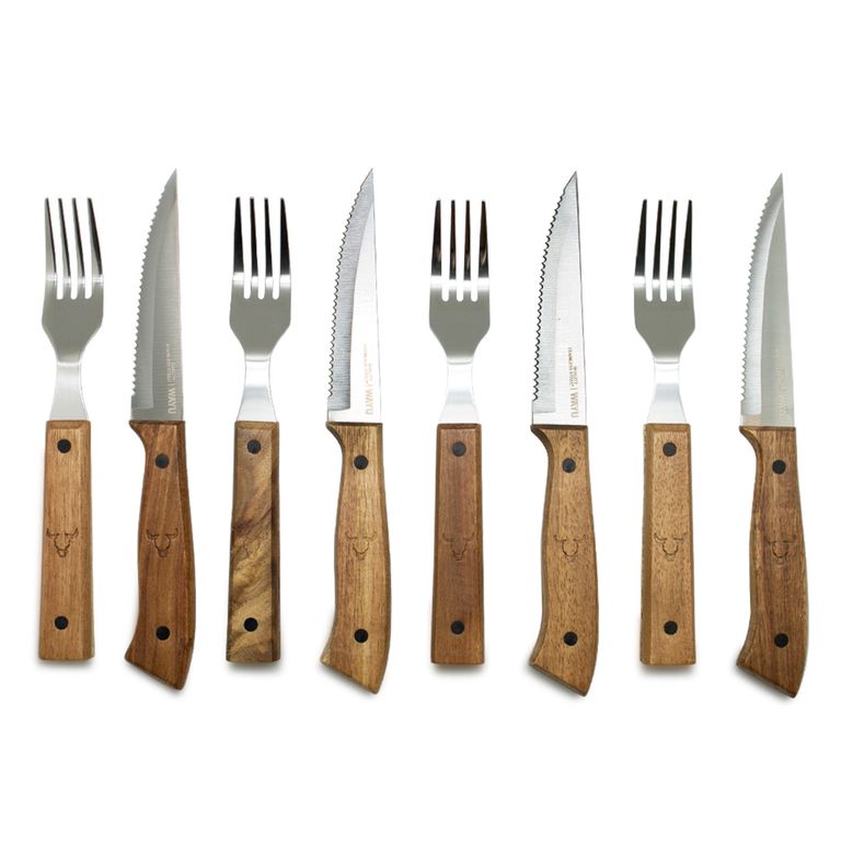 WAYU Set Cuchillos Y Tenedores 8 Piezas