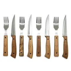 WAYU - Set Cuchillos Y Tenedores 8 Piezas