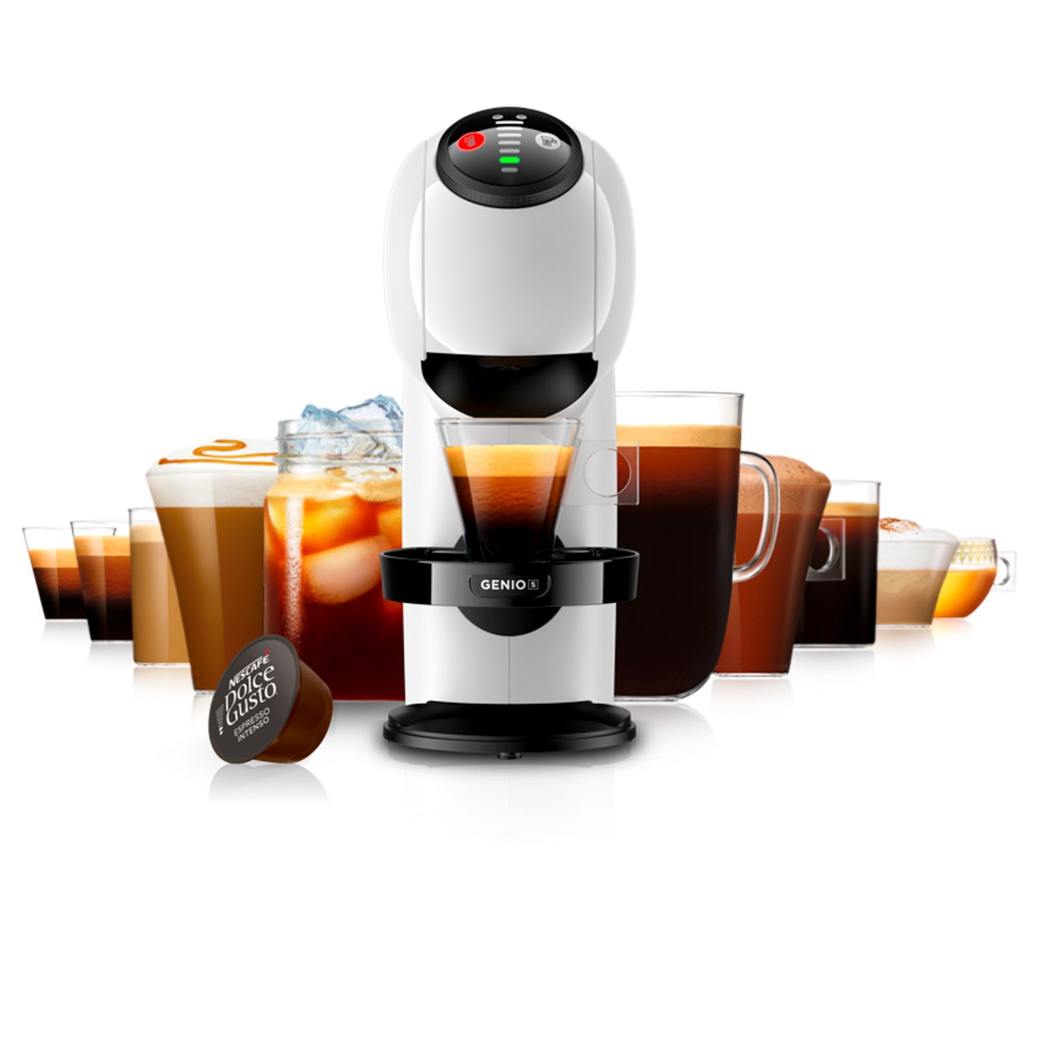 NESCAFE Cafetera con Cápsula Dolce Gusto Genio S Blanca Nescafe