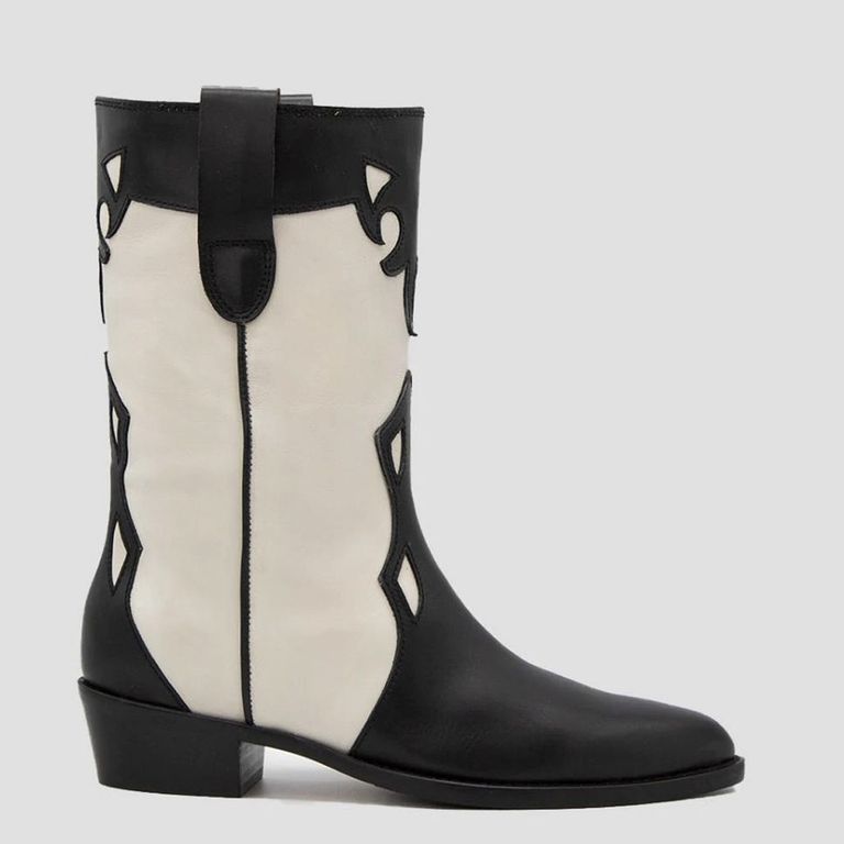 CUCHY Bota Mujer Cuero Negro