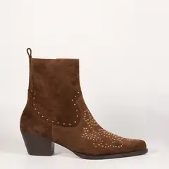 CUCHY - Botín Mujer Cuero Café