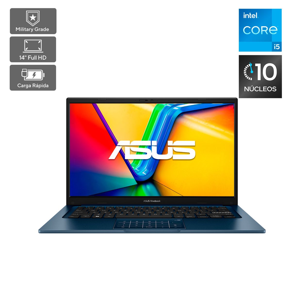 ASUS - Notebook Asus Vivobook 14 X1404 Intel Core i5 16GB RAM 512GB SSD 14" FHD 60Hz