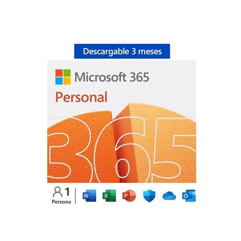 MICROSOFT - Microsoft 365 Personal (3 meses) 1 usuario - Código digital
