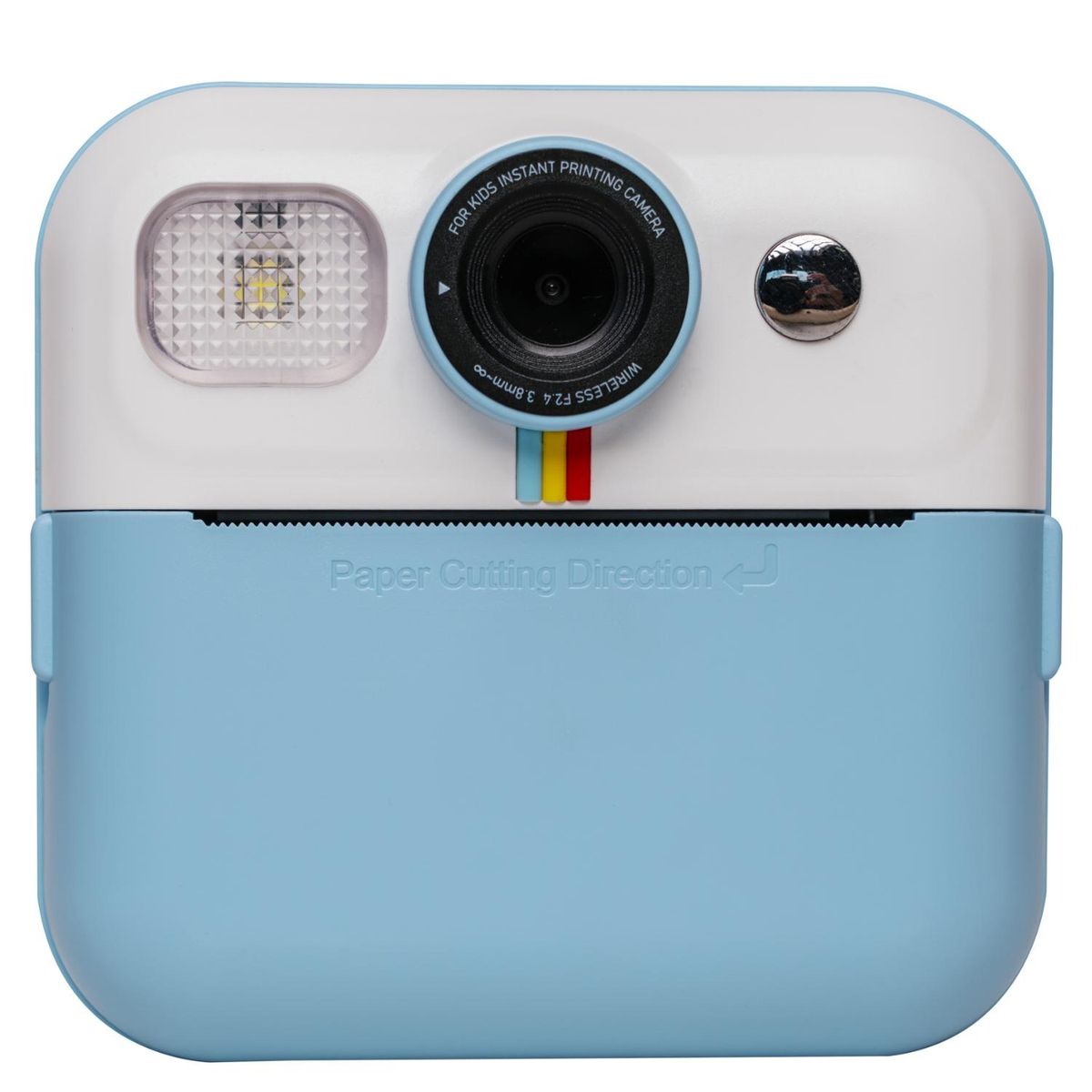 SOLIGOR - Camara Infantil Soligor Celeste con Impresión Instantanea + Lapices Para Colorear