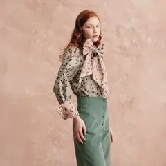 LAGANINI - Blusa Manga Larga Mujer