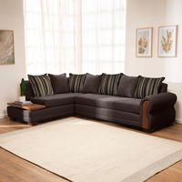 Sofá Seccional Dakota Res Lino Izquierdo