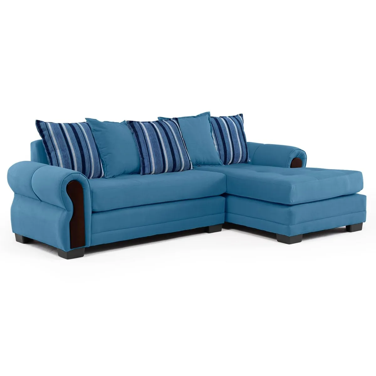 LIVING FACTORY - Sofá Seccional Arizona Res Felpa Derecho Living Factory