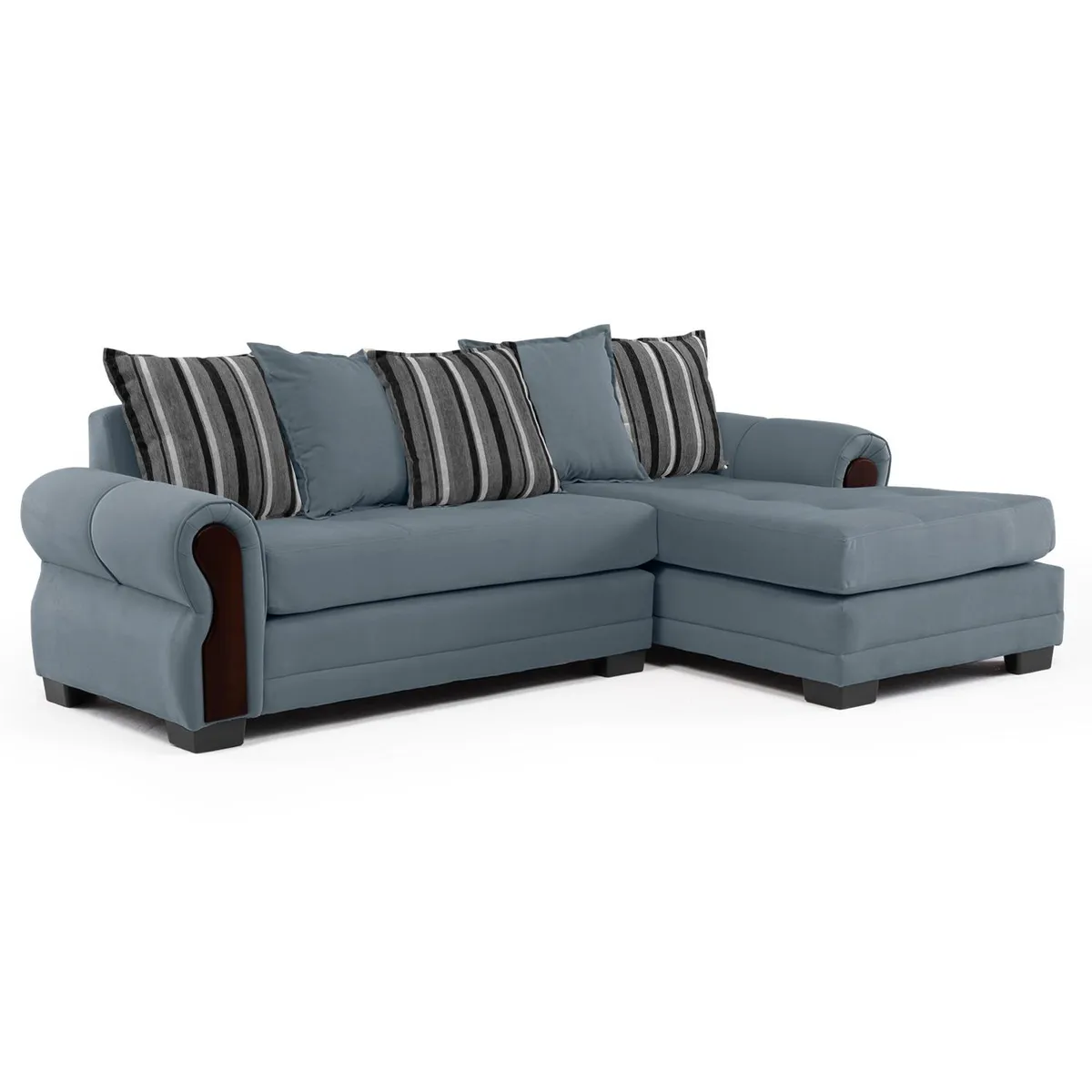 LIVING FACTORY - Sofá Seccional Arizona Res Felpa Derecho Living Factory