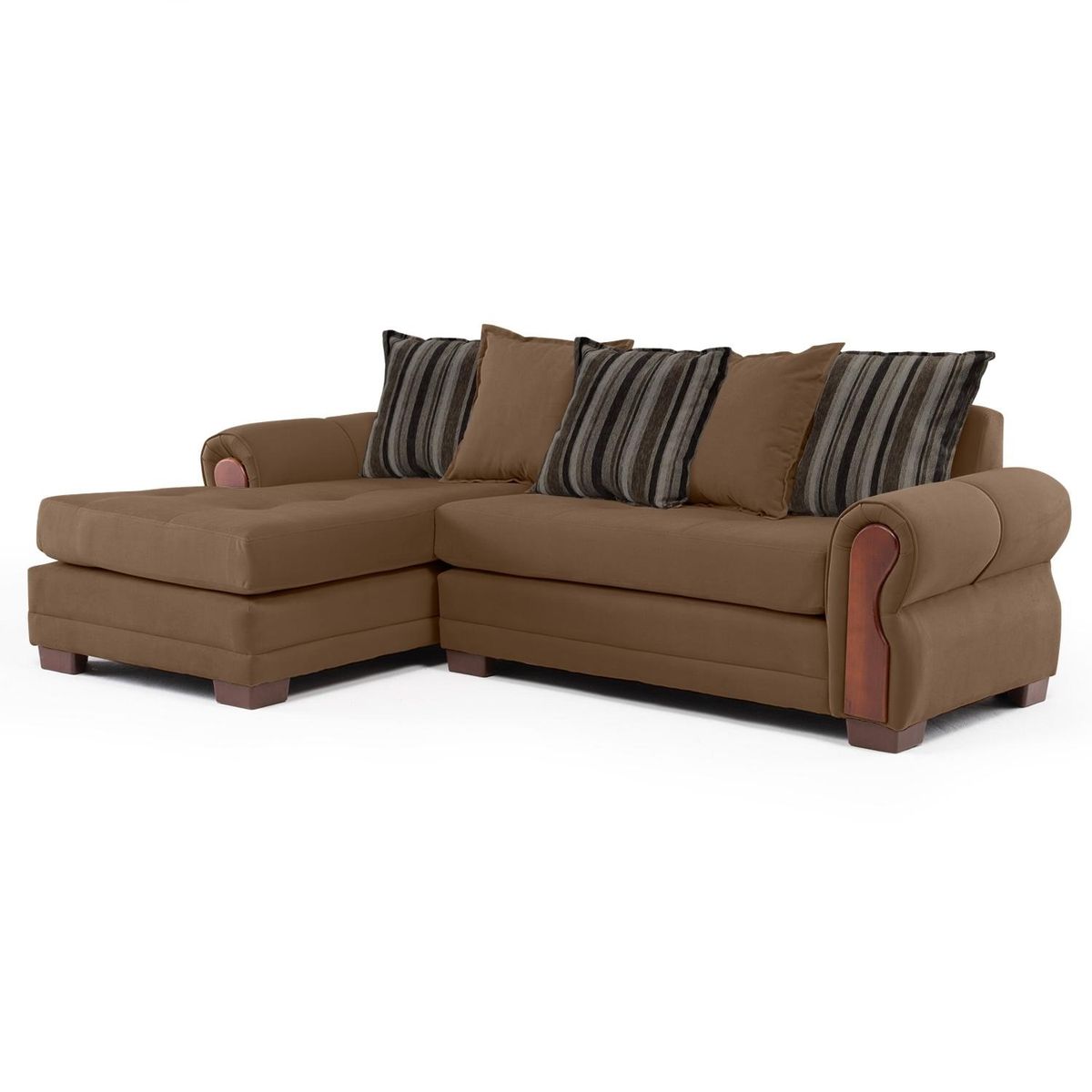 LIVING FACTORY - Sofá Seccional Arizona Res Felpa Izquierdo Living Factory