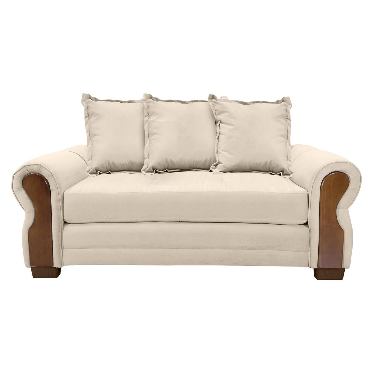 LIVING FACTORY - Sofá Arizona Res Felpa 2 Cuerpos Living Factory