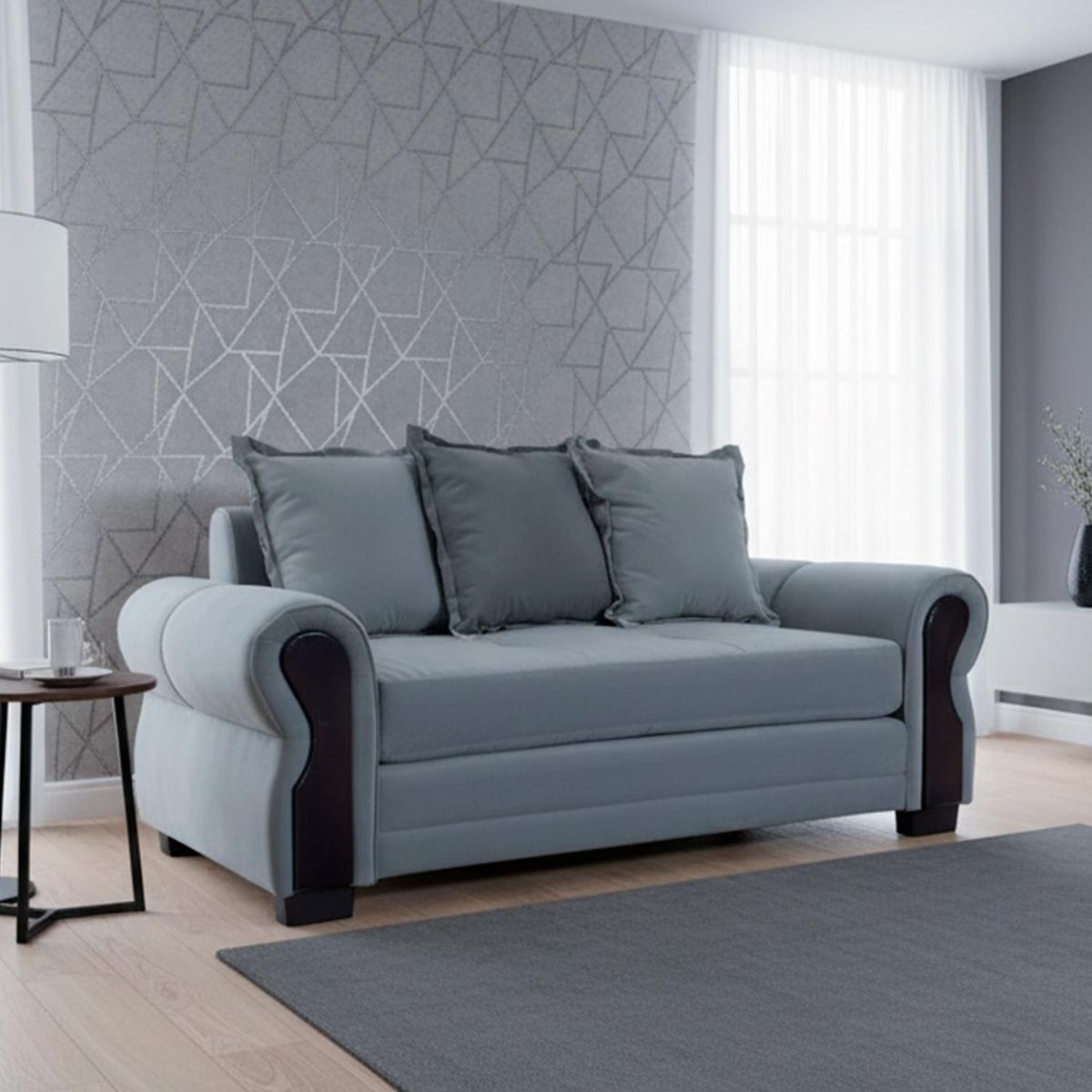 LIVING FACTORY - Sofá Arizona Res Felpa 2 Cuerpos Living Factory