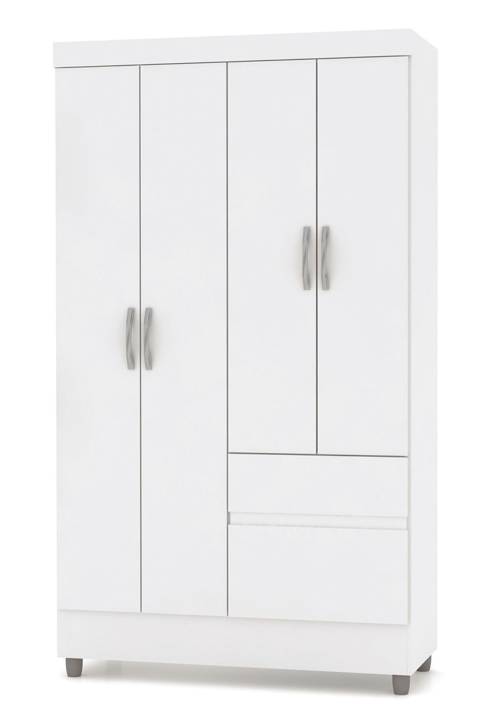 JDO & DESIGN - Clóset 4 Puertas 2 Cajones Blanco Jdo & Design