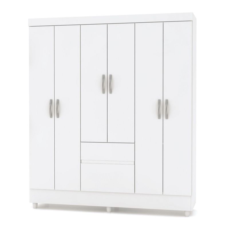 JDO & DESIGN - Clóset 6 Puertas 2 Cajones Blanco Jdo & Design