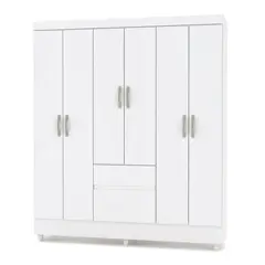 JDO & DESIGN - Clóset 6 Puertas 2 Cajones Blanco