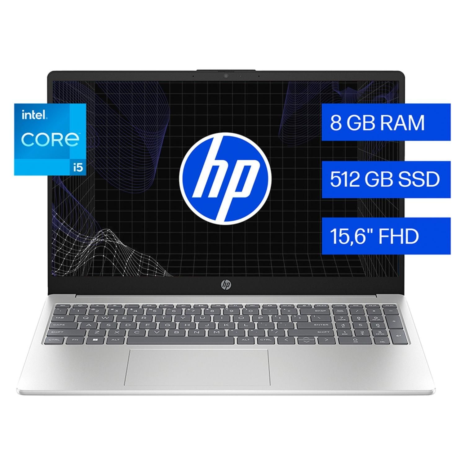 HP Notebook HP 15-FD0252LA Intel Core i5 8GB 512GB SSD Full HD