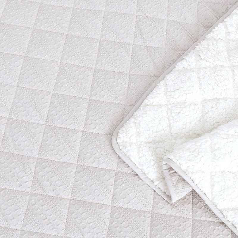 FABRICS - Quilt Waffle Sherpa Beige Fabrics