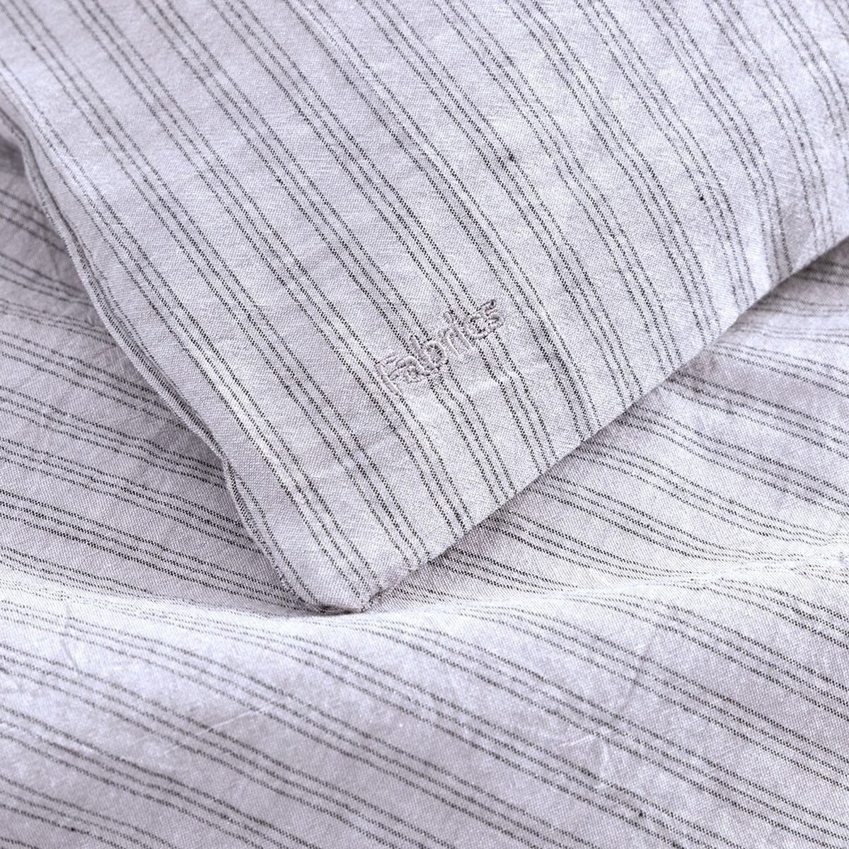 FABRICS - Funda Plumón Derby 1.5 Plaza Gris FABRICS