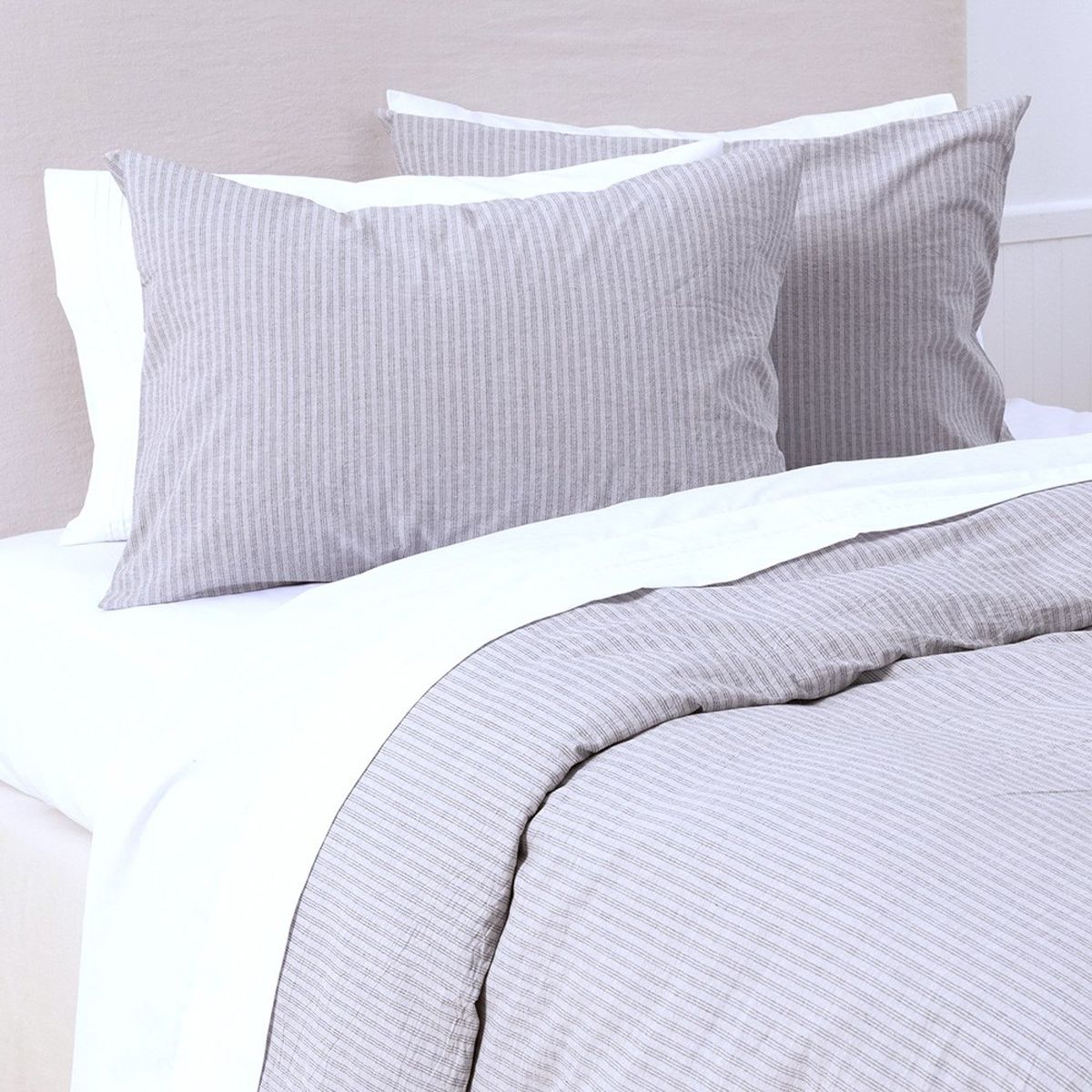 FABRICS - Funda Plumón Derby 2 Plazas Gris FABRICS