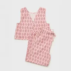 MANGO KIDS - Pantalón Algodón Estampado Niña