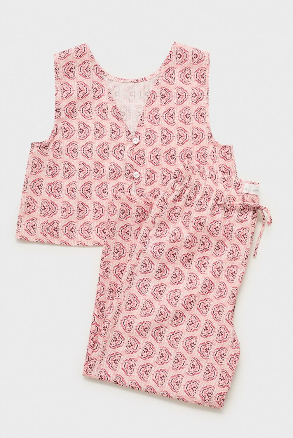 MANGO KIDS - Pantalón Algodón Estampado Niña Mango Kids
