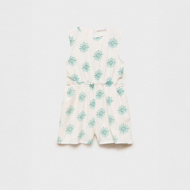 MANGO KIDS - Enterito Estampado Aberturas Niña Mango Kids