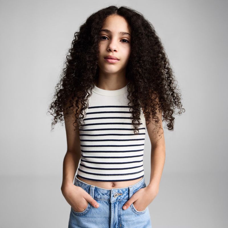 MANGO KIDS - Top Rayas Niña Mango Kids