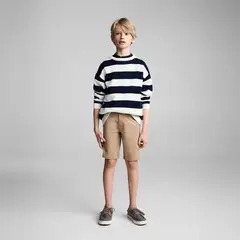 MANGO KIDS - Bermudas Estilo Chino Algodón Niño