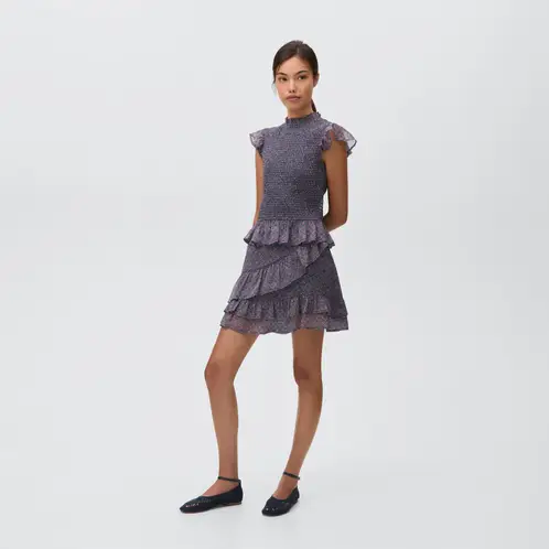 MANGO TEEN - Top Fruncido Volante Mujer